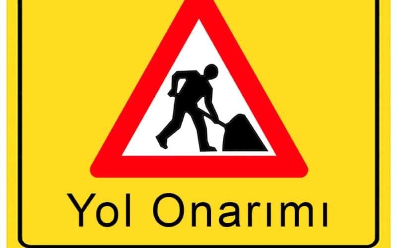 Bozulan yollarda onarım çalışmaları başladı